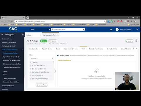 PASSO A PASSO TARIFA PACKAGE NOVO PORTAL CVC