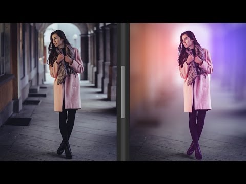 DSLR blur background and soft light effect in photoshop |