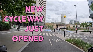 🚲 Yet another cycleway just opened in London! Euston to Finsbury Park without traffic