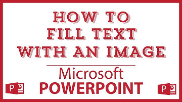 How To Fill Text With An Image In Microsoft PowerPoint | Office 365 Tutorial