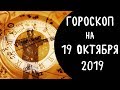 Гороскоп на 19 октября 2019 для всех знаков зодиака | Эзотерика для Тебя Советы Астрология