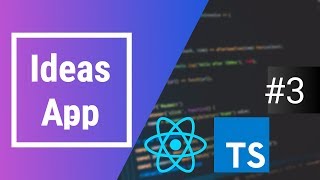 Ideas App (ReactJS, Typescript) #3 - Register form and navigation