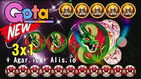 GOTA.IO - BRUTAL POPSPLIT COMPILATION + WINS // Agar.io IMPOSSIBLE DESTROYING TRICKSPLIT !?