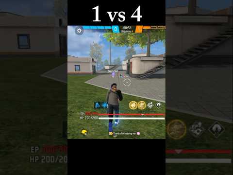 1 vs 4 clutch for G36⚡💯🔫 #freefire #ajjubhaiandsooneeta #dau offical 320