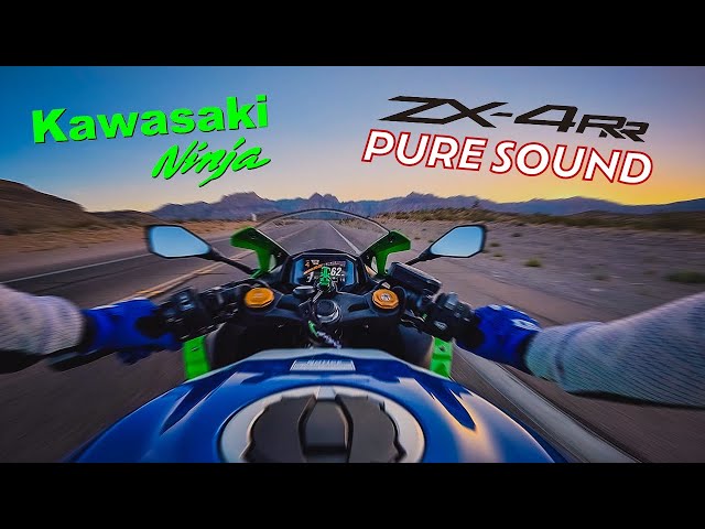 2024 Ninja ZX-4RR | POV Sunset Ride - Red Rock Las Vegas | Pure