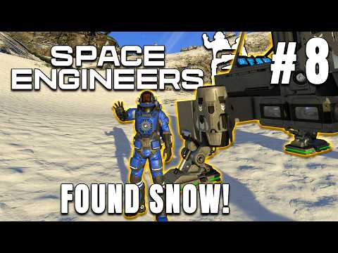 Found Snow & Made Hydrogen! | Space Engineers 2 - Episode 8
