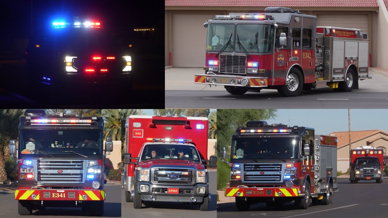 Arizona Fire And Medical Authority (AFMA) Sun Lakes Response Compilation