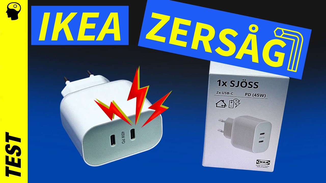 Junger Schwede! IKEA SJÖSS 45W USB Charger | Test | Zerlegt