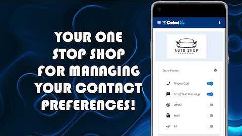 ContactVia  - Preference Management