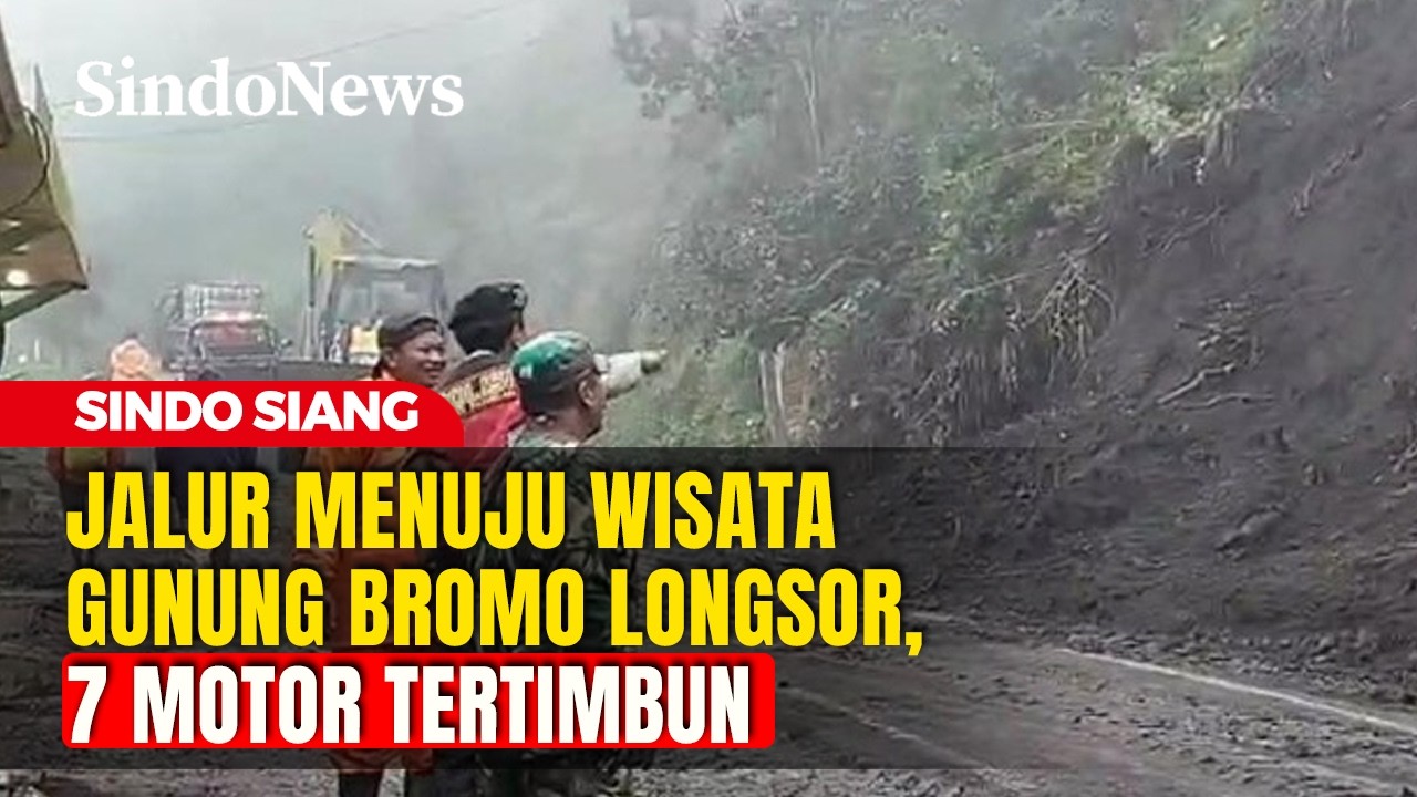 Kondisi Terkini Jalur Wisata Gunung Bromo Usai Longsor | Sindo Siang | 26/02