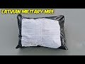 Tasting Latvian Military MRE (Meal Ready to Eat}