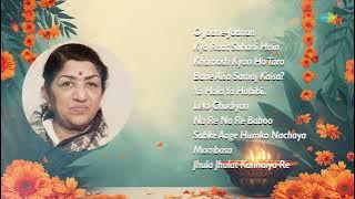 Hindi Purane superhit Gane - Lata Mangeshkar | O Jaane-Jaanan | Lelo Chudiya | Kya Raat Suhani Hain