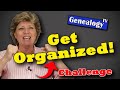 How to organize your family history research genealogy challenge