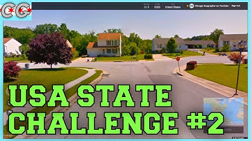 Geoguessr - USA State Challenge #2 - Lots of Good Guesses (and some bad)