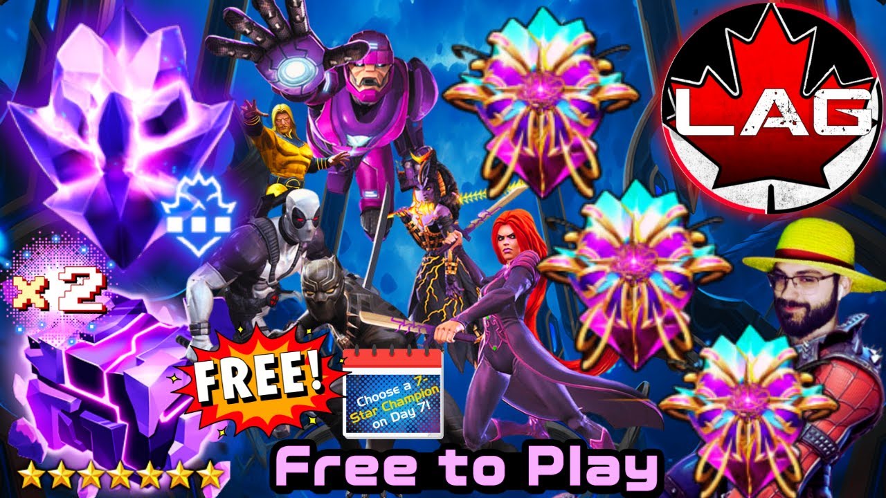 FREE 7🌟Login Champ Selector x2! Main & FTP + Crystal Opening! Nexus & Gala Valiant! CEO 🍀or💩? - MCOC