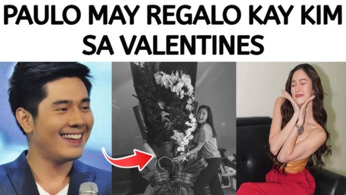 PAULO AVELINO MAY REGALO KAY KIM SA VALENTINES