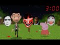 Mr Bean and Peppa Pig Best Compilation and Nextbots in Minecraft - Gameplay - Coffin meme