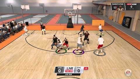 NBA LIVE 16 HOW TO SHOOT, PASS , AND SET PICKS WITH THE CPU IN PRO AM