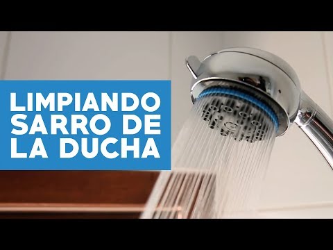 ¿Cómo limpiar el sarro de la ducha?