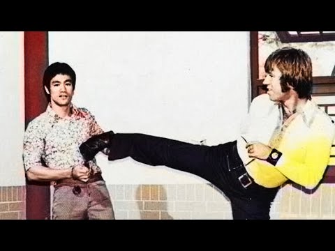 Брюс Ли учит Чак Норриса РЕДКОЕ ВИДЕО