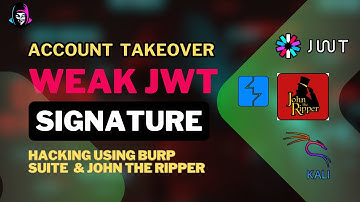 Account Takeover due to Weak JWT Token signature | Burp Suite & John The Ripper | @itspyguru
