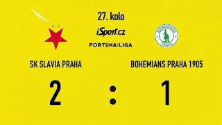 SLAVIA 2-1 bohemians SESTŘIH