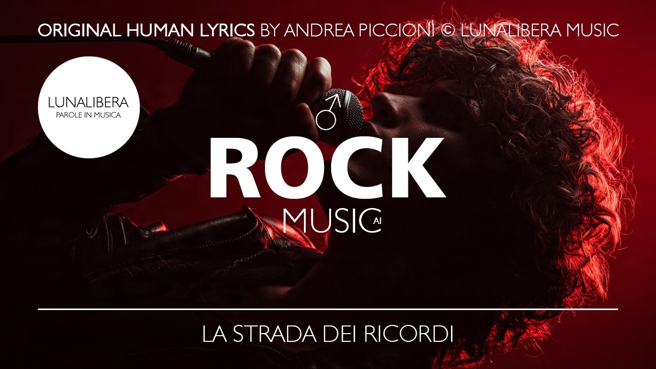 La strada dei ricordi - Brano AI da testo originale #musicaai #poesiaumana #rockmusic