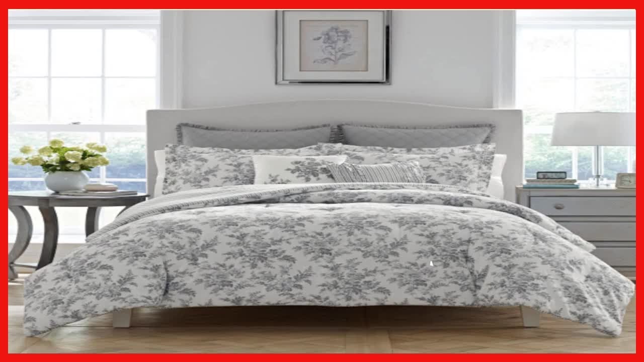 Transform Your Bedroom with the Laura Ashley 100% Cotton Comforter Set
