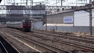 馬橋　EF81 134 牽引　ヤマU61編成　郡山入場回送
