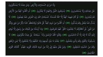 سوره الأنبياء ( ١٩ - ٢٩ )