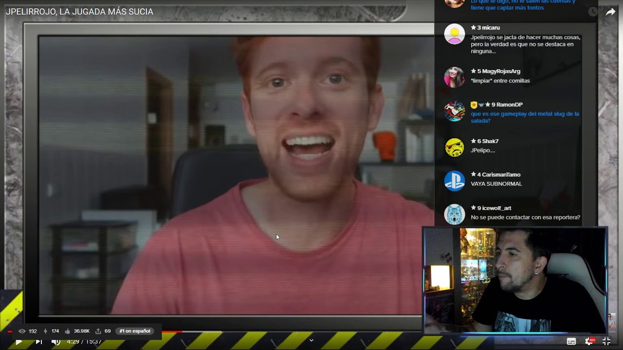 NAUTER LE CIERRA LA BOCA A JPELIRROJO