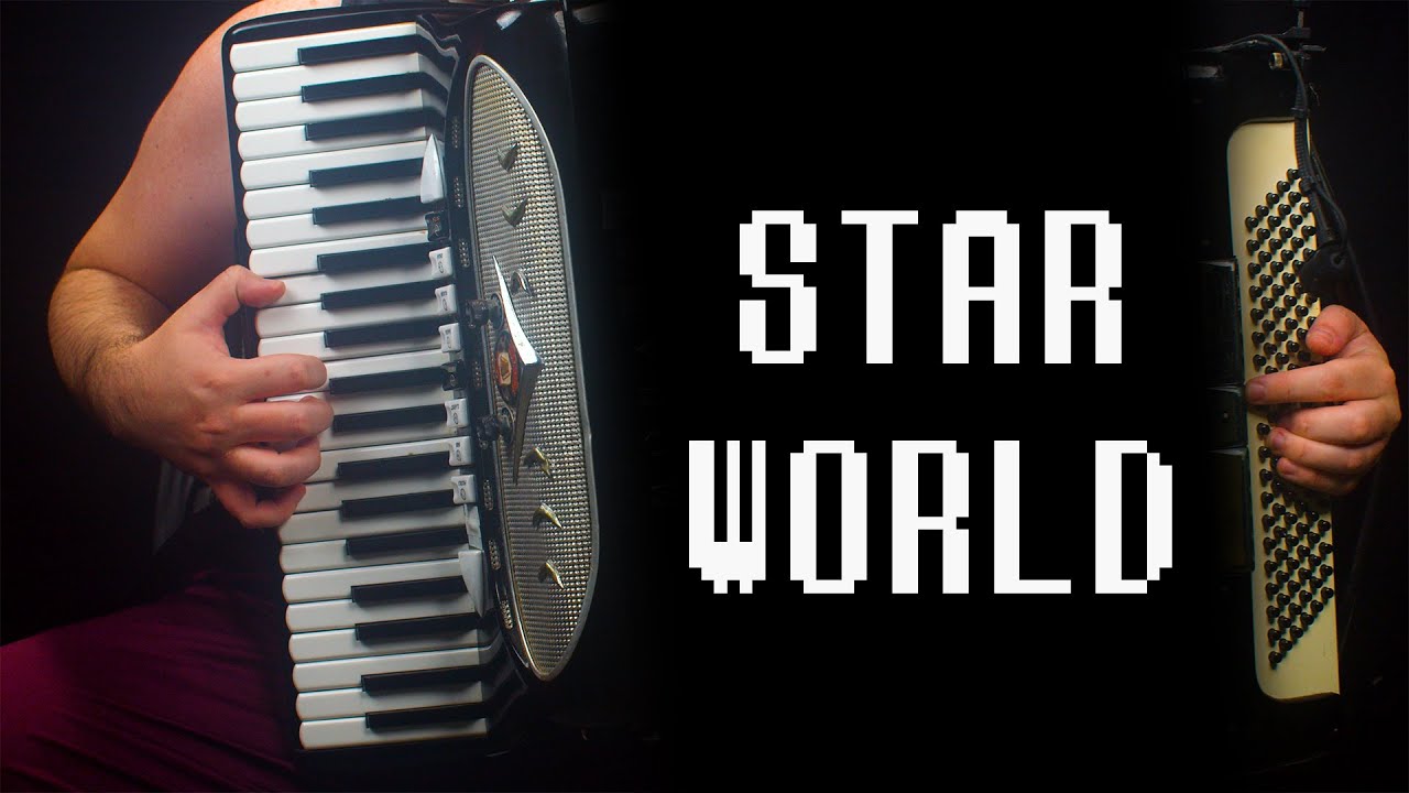 Super Mario World accordion cover - Star World (in all 12 keys