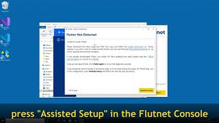 Flutnet Console 2.0.0: setup your Flutter environment