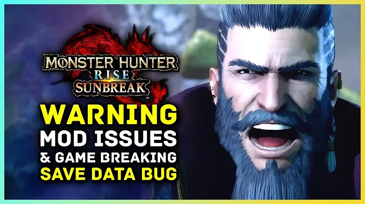 Monster Hunter Rise Sunbreak - Capcom Issues Mod Warning & Game Breaking Save Data Issue - DayDayNews