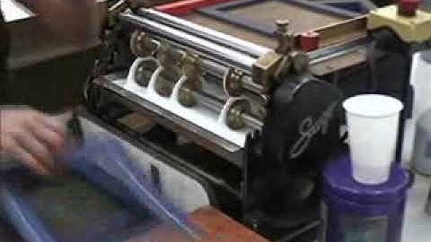 Gluing Machine Herold with optional Strip Gluing Attachment