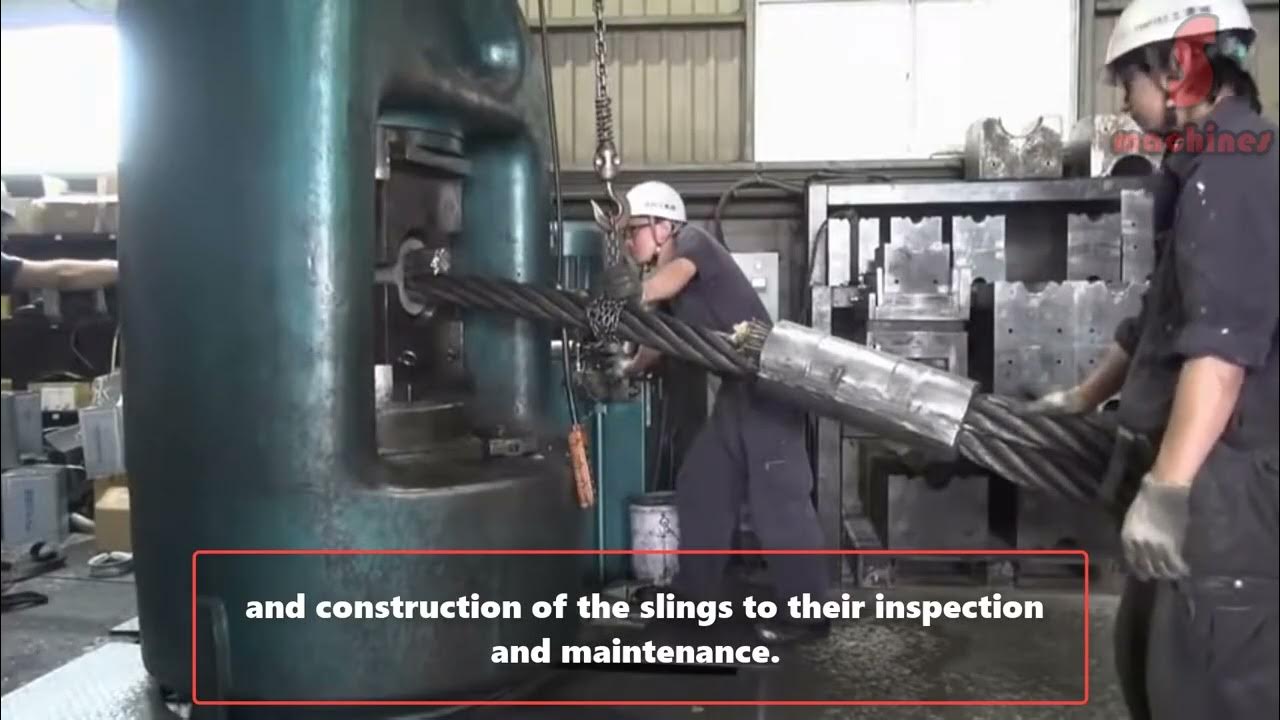 Amazing Powerful Huge Steel Wire Rope Manufacturing Process Skillful