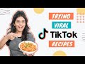 Trying Viral TikTok Recipes *i was shook* | Dhwani Bhatt