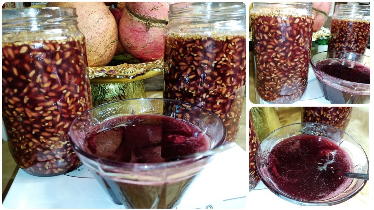 طريقة تحضير نوعين من معجون الرمان (مربى الرمان) اللذيذ 👌 طريقة سهلة و سريعة التحضير 👍