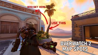 Overwatch 2 Accessible map spots and Brigitte 'Shield bash jumps'