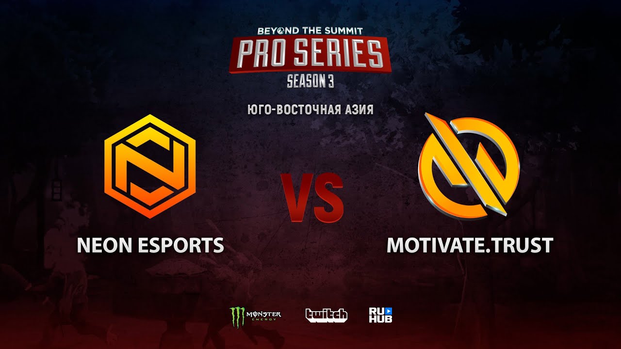 Neon Esports vs Motivate.Trust, BTS Pro Series 3: SEA, bo2, game 2 [JAM]