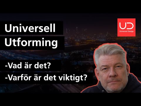 Video: Varför är universell design viktigt?