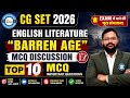 CG SET 2026 ENGLISH LITERATURE PYQ DISCUSSION "Barren Age"