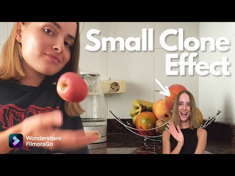 How to Clone Yourself and Turn It Smaller [FilmoraGo Tutorial]