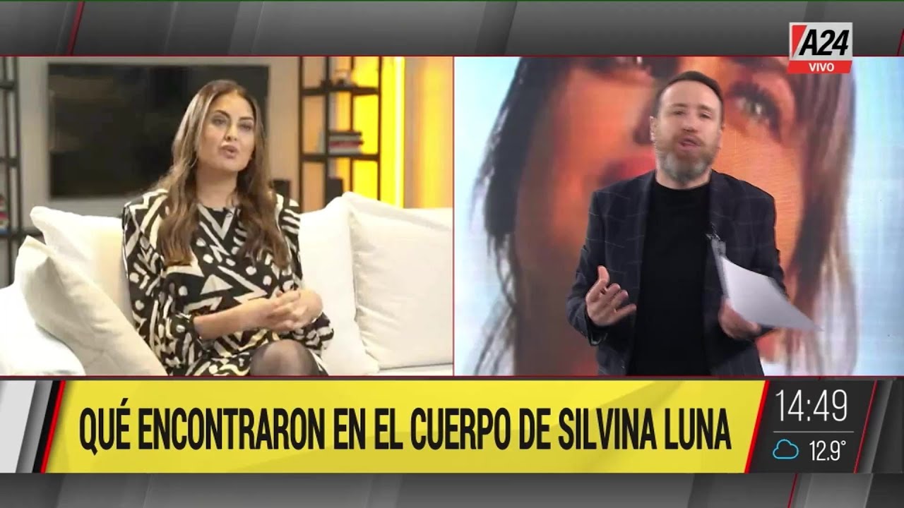 Qué encontraron en el cuerpo de Silvina Luna