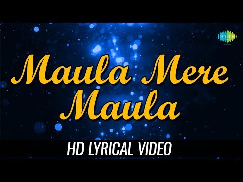 Maula Mere Maula | Lyrical | Anwar | Roop Kumar Rathod | Mithoon