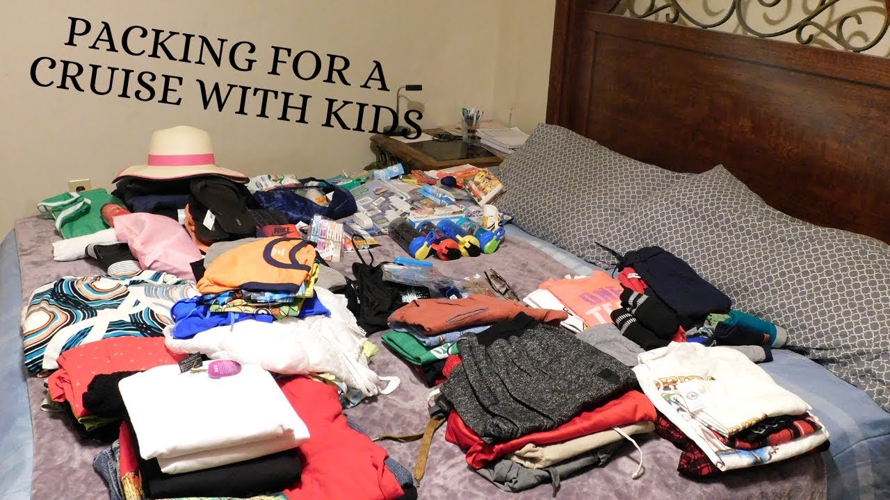 Packing for cruise with kids
