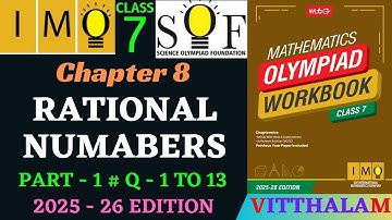 | Klas 7 | IMO | SOF | Olympiade | Hoofdstuk 8 | Rationale getallen | Deel 1 | Vraag 1 tot en met...
