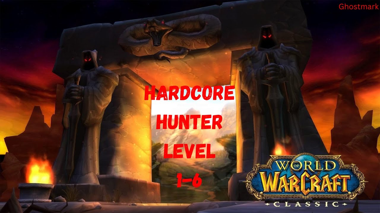 Watch Me Level My Hunter From 1-6 | Hardcore Classic Wow | Permadeath