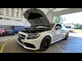 C63 AMG Downpipe Install - step by step, no trans removal