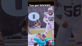 Poor Tua… (#NFL, #Dolphins, #tuatagovailoa, #knockout)